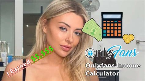 onlyfans money calculator|OnlyFans Earning Calculator 